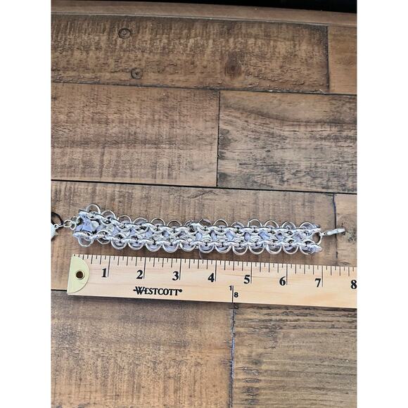 SNÖ of Sweden Bellini Bracelet Womens Silver Crystal Chain Link New with Tags Gi - Picture 4 of 6
